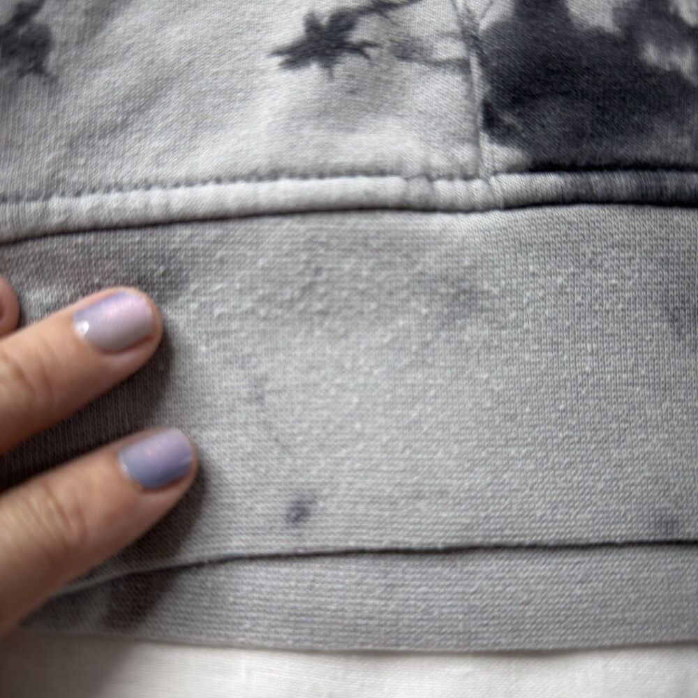 lurking class hoodie med/lg gray back tie dye skull graphic streetwear skater - Picture 3 of 11